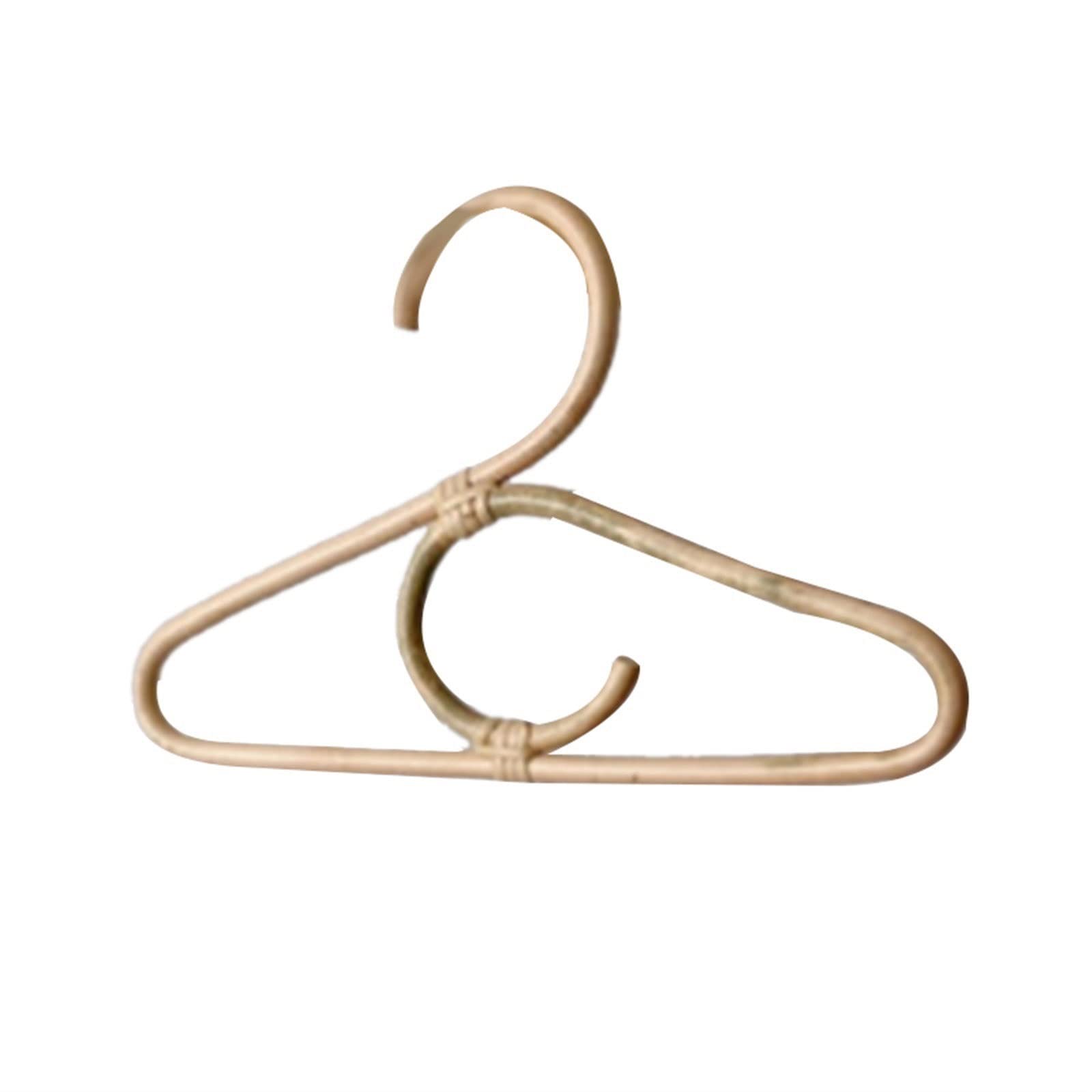 JINGYAN Standard Hangers Handmade vine woven cloakroom hotel hanger