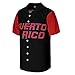 #21 Puerto Rico Classic Mens Baseball Jersey Stitched Black Size L