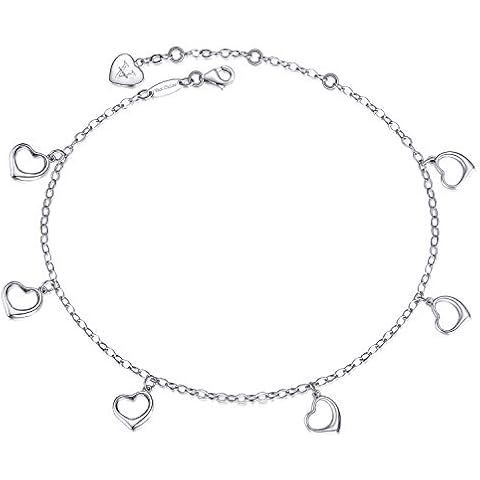 ASHLI JENA Anklet for Women 925 Sterling Silver Anklet Bracelet Best Jewelry for Women Mom Cover