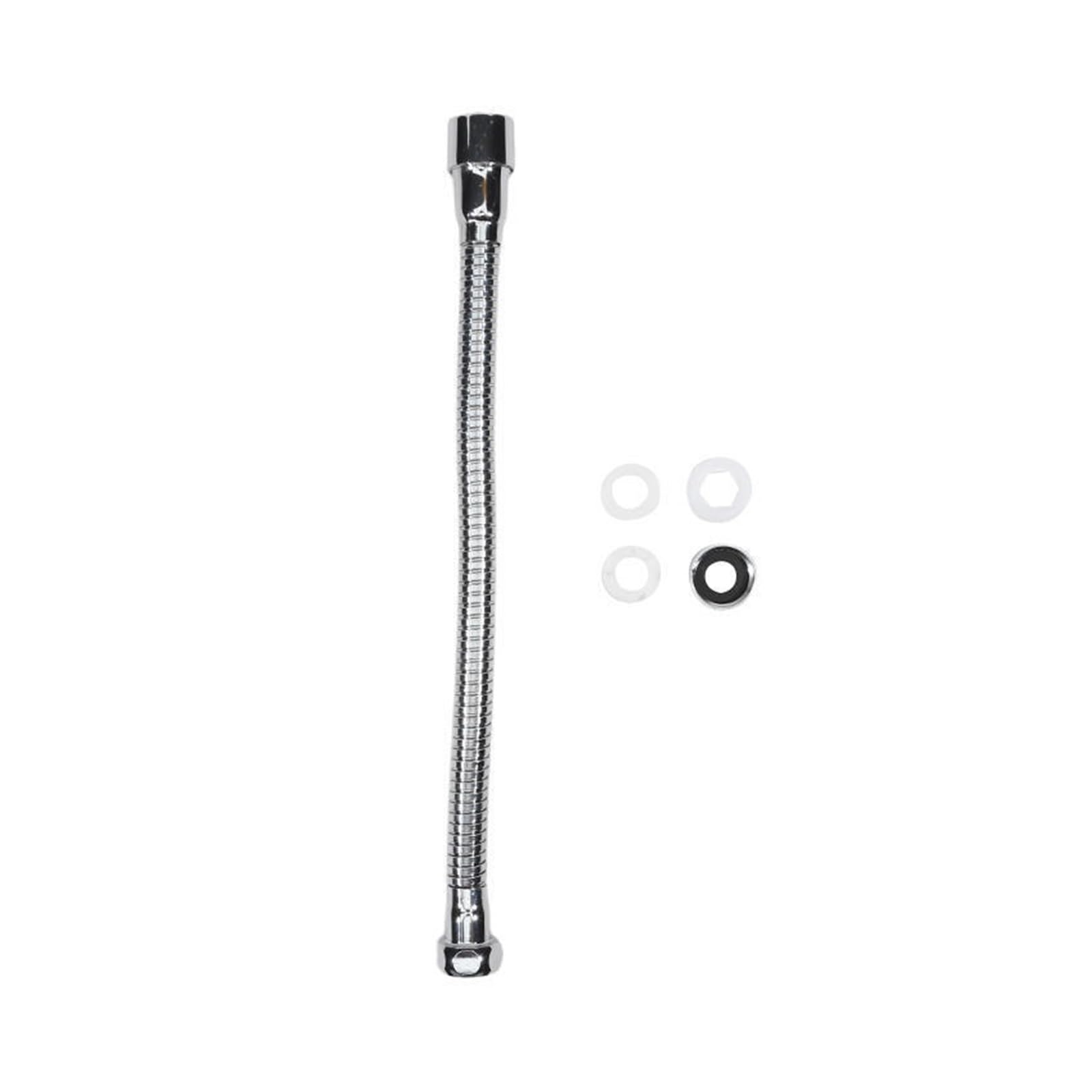 BNGDFDGH Stainless Steel Kitchen Faucet Extender Nozzle Aerator Bendable Home Supplies Water Pipes Extension Pipe(30CM)