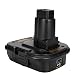 FLAGPOWER 20V Battery Adapter DCA1820 for Dewalt 18V Tools, Convert Dewalt 20V Lithium Battery DCB205 for Dewalt 18V NiCad & NiMh Battery Tools DC9096 DW9096 DC9098 DC9099 DW9099