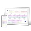 10.1″ Digital Calendar, Meal Planner, Duty Chart, to Do List,HD Smart Touch Screen Home Interactive Smart Electron Calender – Built-in Digital Photo Frame Function (white, 10.1)