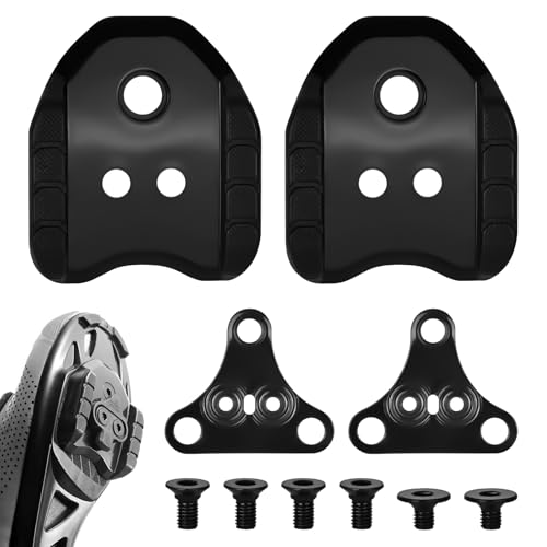 2 Piezas Convertidores De Pedal De Bicicleta, Metálico Adaptadores De Pedal De Bicicleta, Adaptador de Cubierta de Zapatos de Bicicleta,Juego De Calas De Pedal para Ciclismo Bicicleta de Carretera Ca