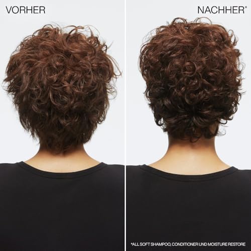 6. Bild von Redken Haarshampoo für trockenes und brüchiges Haar, Belebt und hydratisiert, Mit Omega-6 und Argan-Öl, All Soft Shampoo 300 ml (1er Pack)
