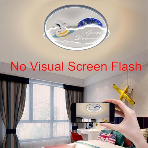Plafonnier acrylique LED dimmable pour eviter la fatigue visuelle des enfants dans leur chambre
