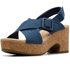 Amazon | Clarks レディース Nerisa West Cork ウェッジサンダル