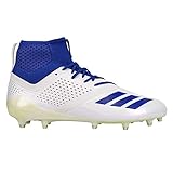 adidas Adizero 5-Star 7.0 Mid Cleat - Men's Football 11.5 White/Collegiate Royal