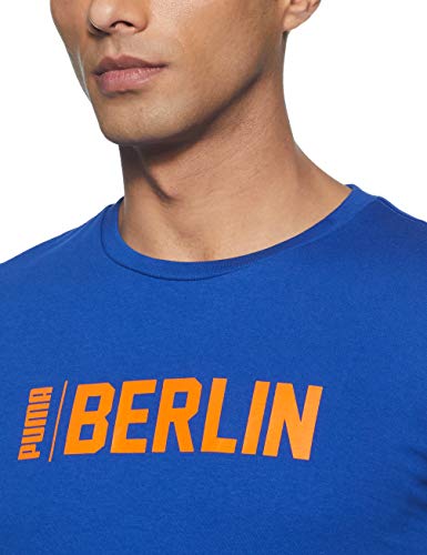 Image of Puma Men's Printed Regular fit Active Base Layer Shirt (85582101 Surf The Web X-Small