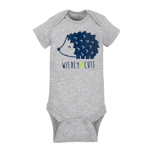 Image of Gerber Unisex Baby 5-Pack Short Sleeve Variety Onesies Bodysuits