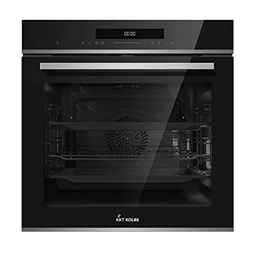 KKT KOLBE Einbaubackofen 60 cm | 72L | 3,2kW | Pyrolyse | Pizzafunktion | Grill | Umluft | Heißluft | Teleskopauszüge | Abschalt-Timer | Kindersicherung | EB8019EDP