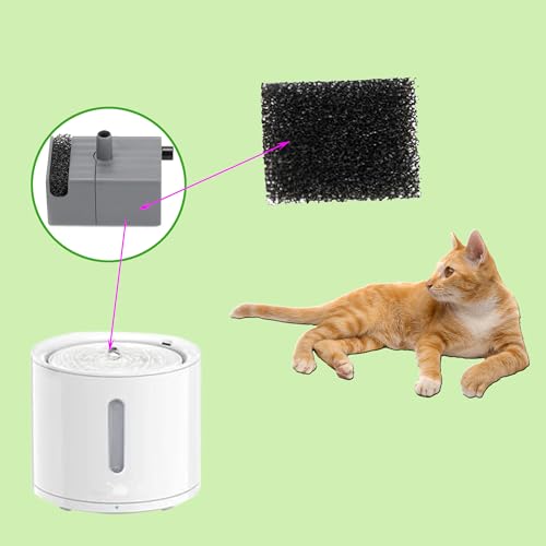 Filtros Esponja de Repuesto para Fuente de Agua para Mascotas miniatura 2
