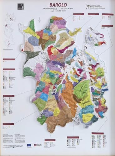 Barolo Wine Raised Relief Poster