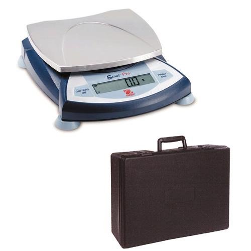 Ohaus Scout Pro Digital Balance 6000 X 0 1g with Free Carrying Case