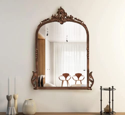 Image of Gharaana Decorative Mirror (3 Victorian Copper)