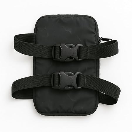 Polyester Handlebar Universale Mobile Holder Mount Pouch Bag Waterproof for Activa Jupiter EV Ola-S1 Pleasure Ntroq_All Scooter Scooty Bike Fit 7 inches Phone (Black) 4