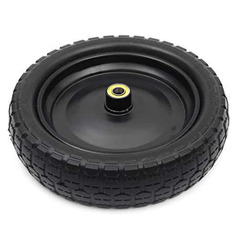 Ar-Pro (4-Pack) 13" Tire For Gorilla Cart - Solid Polyurethane Flat-Free Tire And Wheel Assemblies - 3.15” Wide Tires With 5/8 Axle Borehole And 2.17” Offset Hub #TOP5