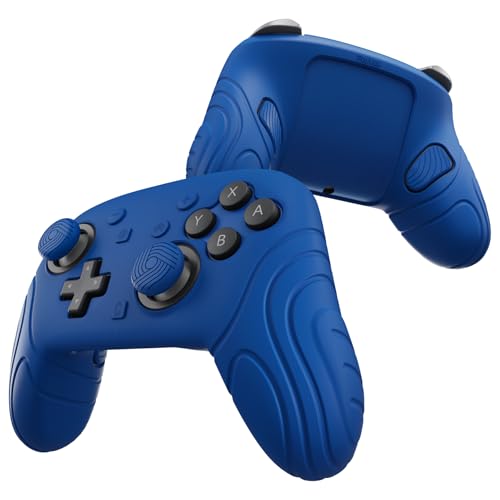 PlayVital Coque pour Switch 2 Pro Manette avec Cover Boutons Arrière & Capuchon Joystick & Autocollants,Housse Protection Silicone Étui pour Switch 2 Pro...