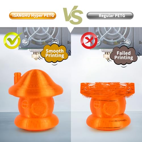 Image of 3D Printer PETG Filament HS Transparent Orange for Bambu Lab AMS,AMS Lite