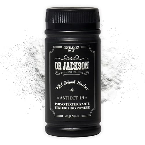 DR. JACKSON Polvos Pelo Hombre Antidot 1.5, Polvos Texturizantes Pelo Hombre para Volumen y Textura, Cera en Polvo de Peinado Masculino Efecto Mate, Polvo Texturizador, Sin Apelmazar, Vegano, 20 g