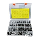 QLECXZI 450 teiliges Tauch O Ring Set mit praktischem Koffer, inklusive Aller wichtigen Größen für Taucherschläuche, Atemregler und Tauchflaschenventile.