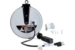 Retractable Extension Cord with Ceiling Mount - 25ft