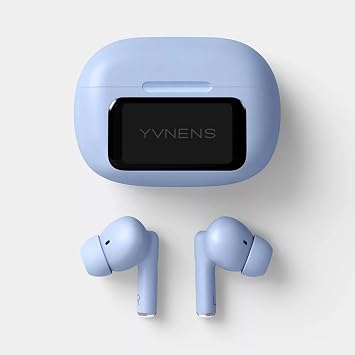 Wireless Earbuds Bluetooth Headphones with LED Digital Display Charging Case, Deep Bass, for iPhone and Android