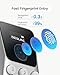 DESLOC C110 Keyless Entry Door Lock with Display (Smart Screen), Fingerprint Door Locks, Keypad Deadbolt, Auto-Lock, Backlit Keys, Passage Mode, IP54 Waterproof, BHMA Grade 3 (Silver)