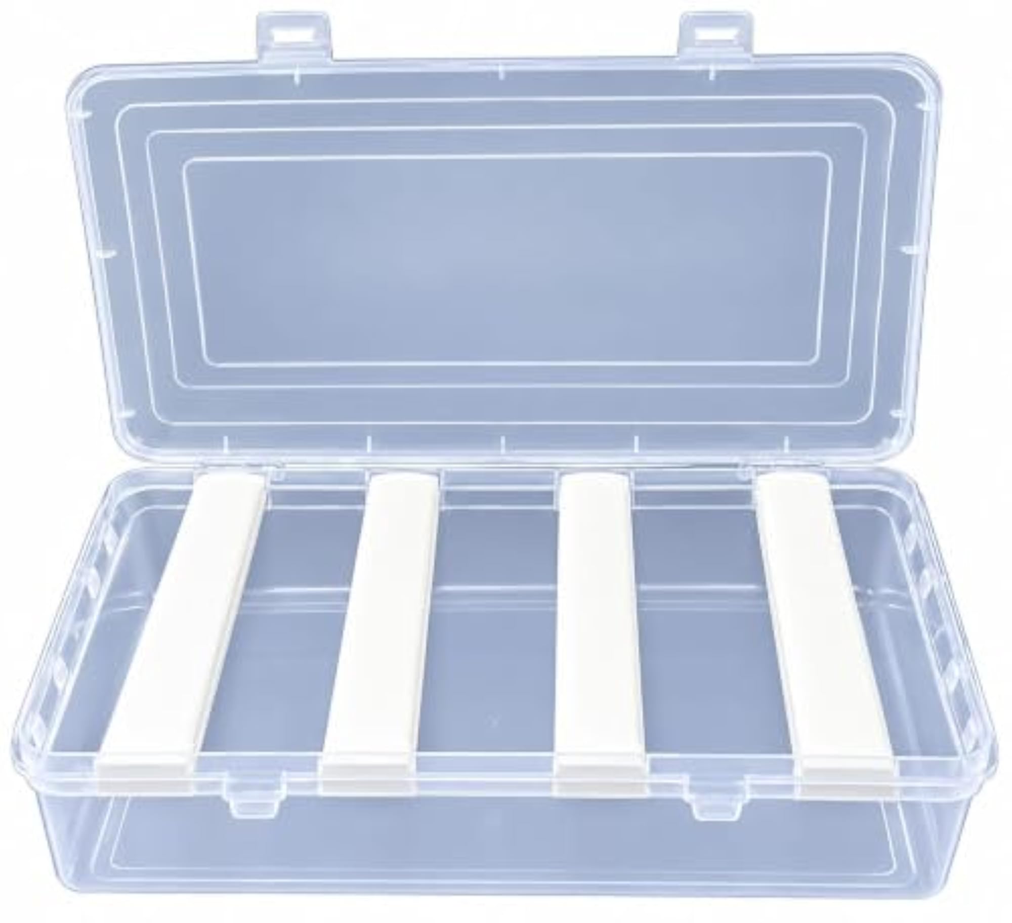 Plastic Bangle Storage Box with Adjustable Compartment, Organizer