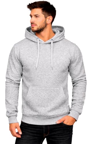 La Mejor Selección de Gris Jaspe - los preferidos. 41 SHVE SHENDY VENDY Sudadera con Capucha para Hombre Casual con Bolsillo Canguro Sudadera Hoodie de Manga Larga Gris Jaspe Grande