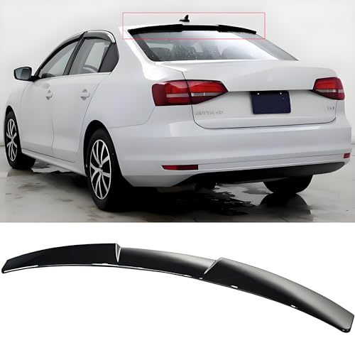 MUTUSAISI Rear Window Roof Spoiler Gloss Black Top Wing Compatible with VW Jetta GLI/S/SE/SEL/Sport MK6 2011-2018 Accessories