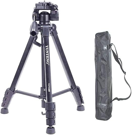 VCT 668 Professional Photo Video Tripod with Head Fluid Pan for Canon Nikon Sony SLR DSLR Cameras