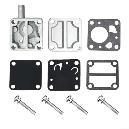 TDCuizent Kit de bomba de combustible de carburador fueraborda 6E0-24412-00 para 4HP 5HP 6HP piezas de motor de repuesto para conjunto de reparación de motor marino