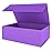 Purple Gift Box 12 x 6 x 4 with Magnetic Closure Lid Gifts Boxe for Presents,Bridesmaid Gifts Boxes,Cute Box,Birthday Gift Boxe,Luxury for Gifts Packaging, Magnetic Gift Boxes for Wrapping Gifts (Purple)
