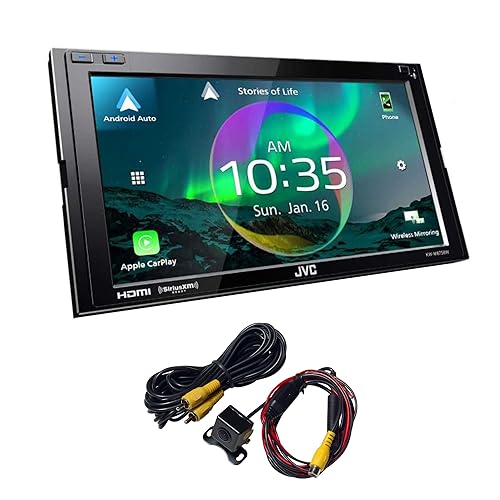 Receptor multimedia digital JVC KW-M875BW con pantalla táctil miniatura 1