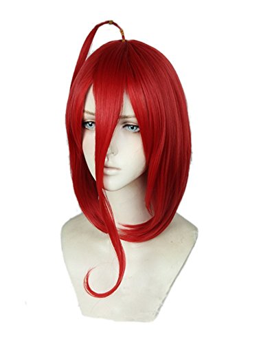 Cinnabar Cosplay Wig Land of The Lustrous Costume Girls Short Straight Red Hair Anime Accessories