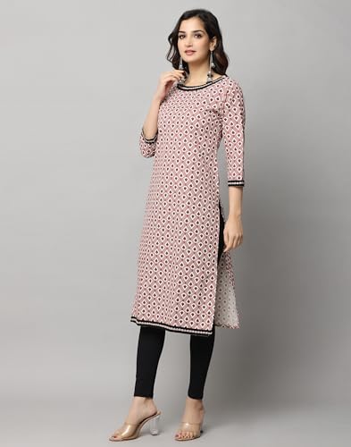 Image of Decorative Lace Attached Boat Neck Kurta
