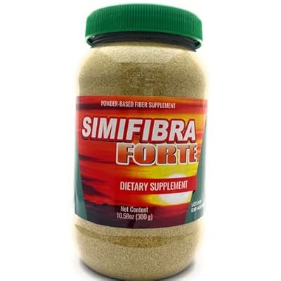 SIMIFIBRA FORTE-(10.58 oz Suplemento Alimenticio- Polvo para preparar bebida con fibra