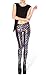 Ayliss New Mermaid Fish Scale Printed Leggings Stretch Tight Pants,Colorful XXL