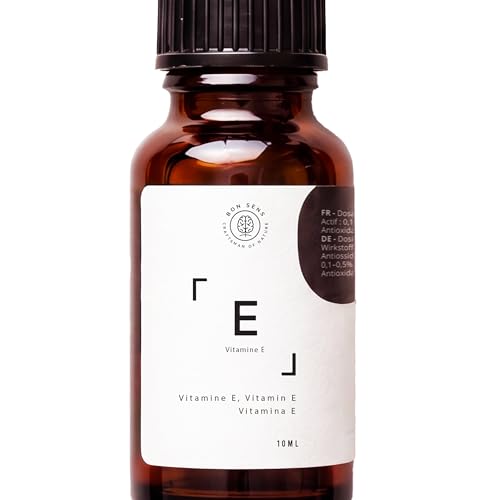 10ml Vitamina E Natural (Tocoferol) - Ingrediente Cosmético 100% Natural - Conservante y Antioxidante para preparación DIY, aceite, crema, ... - Vitamin E (Tocopherol)