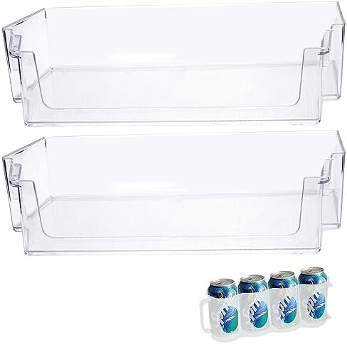 W10900538 Replacement Refrigerator Door Shelf Bin for Whirlpool, Kenmore Refrigerator - Replaces W11239961,4591452, AP6333410, PS12578777, EAP12578777 Fit WRS321SDH WRS311SDH WRS325SDH (2 Pack)