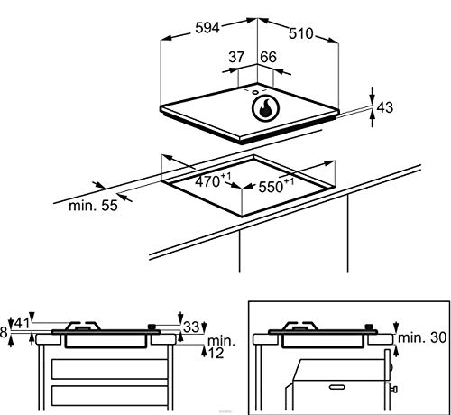 ELECTROLUX EGS6414T - vue 6