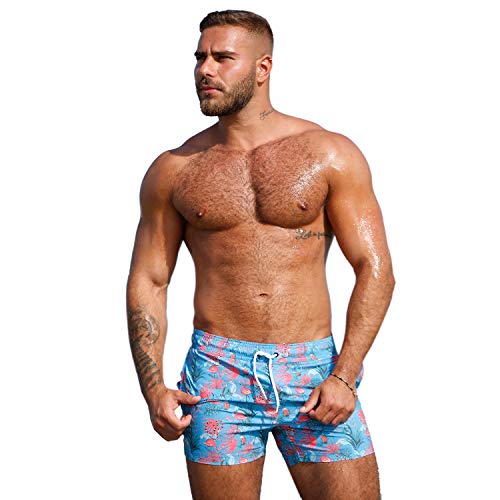 Taddlee Swimwear Men Boardshorts Beach Wear Surf Swimming Boxer Trunk Square Cut2