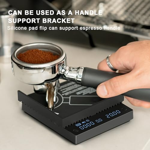 Image of TIMEMORE Basic Mini Coffee Scale with Timer, Multifunction Electronic Espresso Scale, Ultra Thin and LightMini Digital Food Kitchen Scale for Baking, Cooking, (Black Mini)
