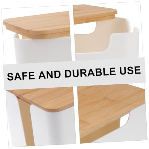 Rangement prises et cache câble Kisangel blanc | Lot de 2 boîtes ABS