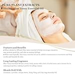 EUQEE Blue Tansy Essential Oil 118mL/4oz Pure Blue Tansy Oil Premium Essential Oil for Diffuser, Soap Making, Skin Care with Glass Dropper - Image 4