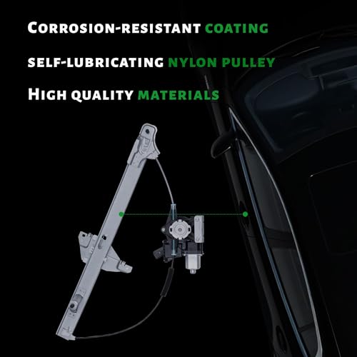 Image of Power Window Regulator with Motor Compatible with Ford F-250 F-450 Super Duty 2013-2016,F-350 2013-2016 Front Driver Side Replace # 751-710 CC3Z2523201B CC3Z2523201D