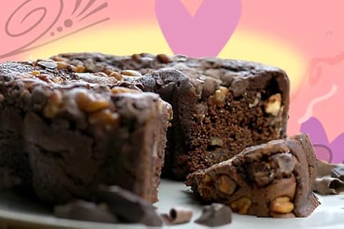 image for CoffeeCakes Traditional Chocolate Walnut Coffee Cake, Fresh Chocolate 