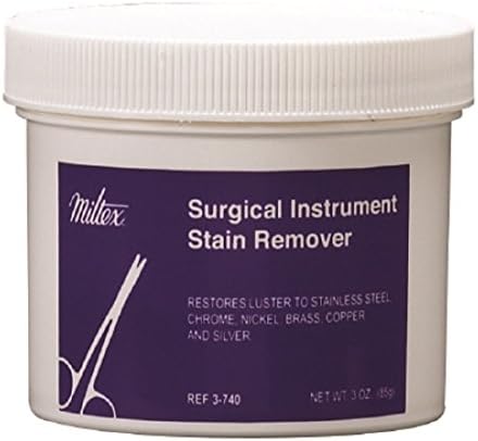 Integra Miltex Miltex Surgical Instrument Stain Remover Powder, 3 oz Jar - 1/Each