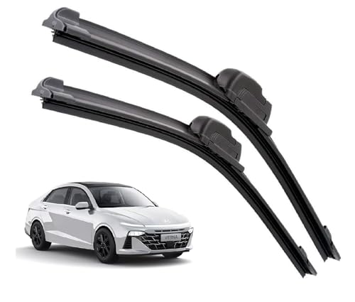 Image of Euro Care Windshield Car Wiper Blades Compatibility With Hyundai Verna (Model-2023-Till Date) - Set of 2Pc (D-24,P-18)
