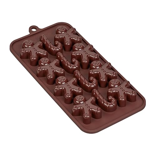 Tala Silicone Chocolate Moulds, Makes 24 Chocolates, Gingerbread Man Design, Non-Stick, Optimal for Homemade Gifting - Image 4